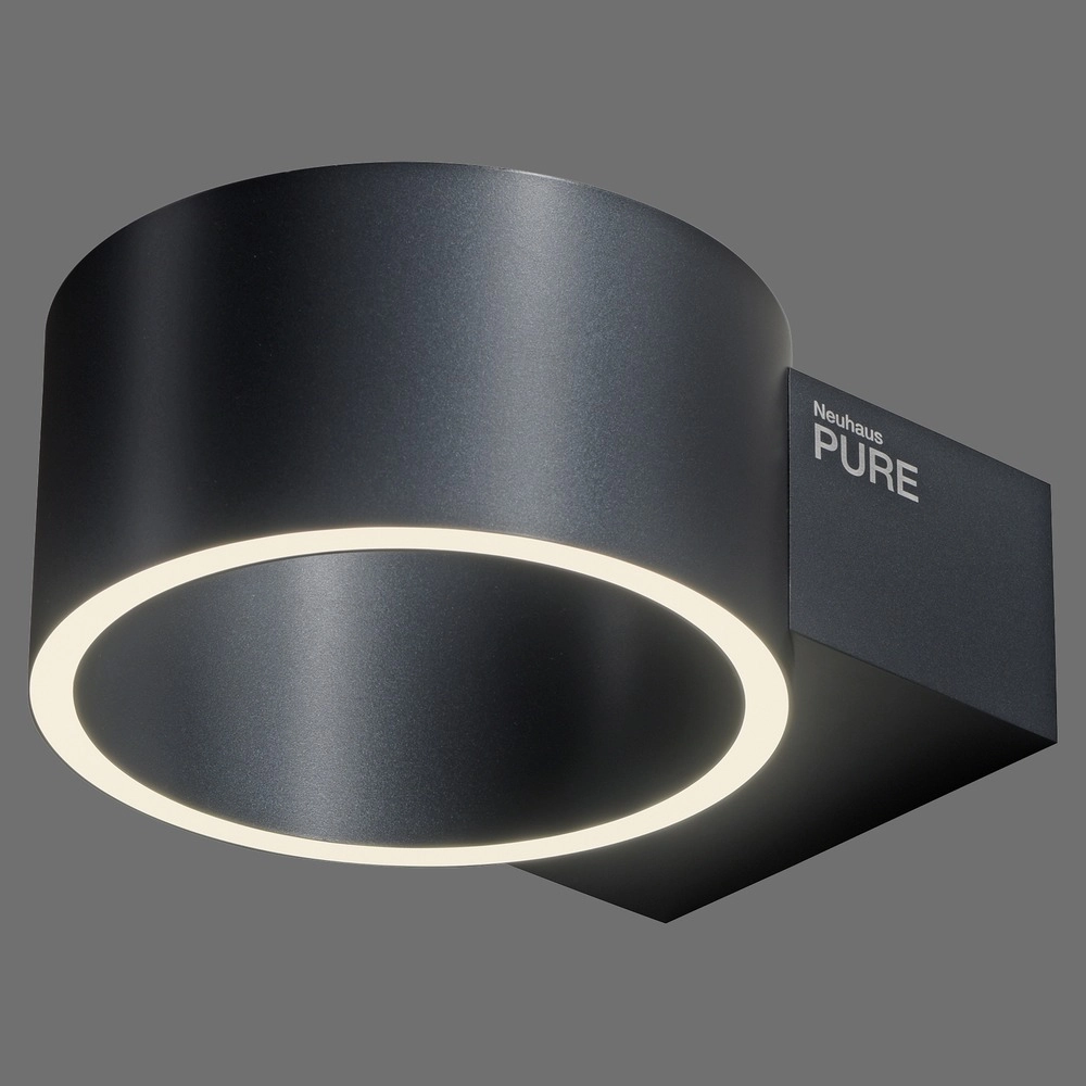 Oplaadbare wandlamp Pure Akku Clipse Mystic grey