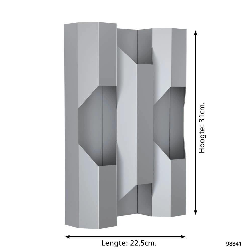 Grijze wandspot Zinacua Eglo 9002759988418