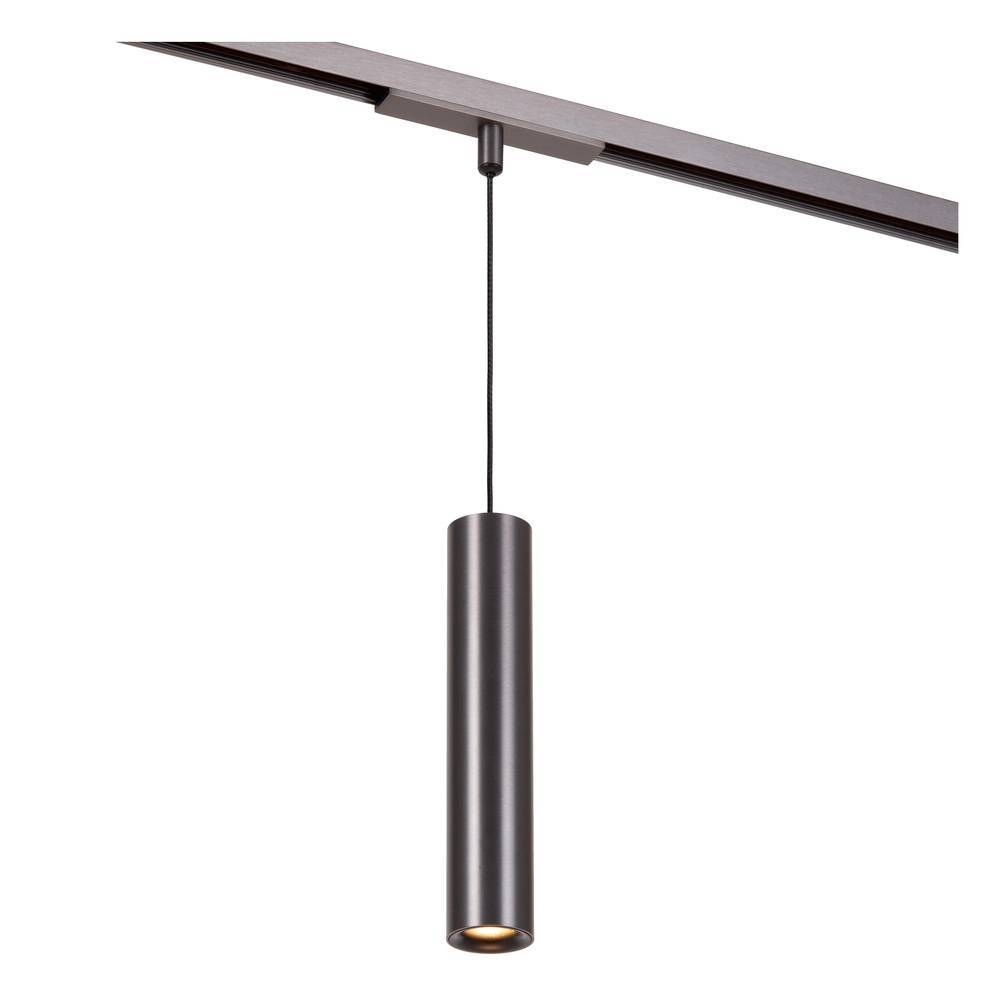 1-fase hanglamp voor rail Linial Luxus mat zwart chroom