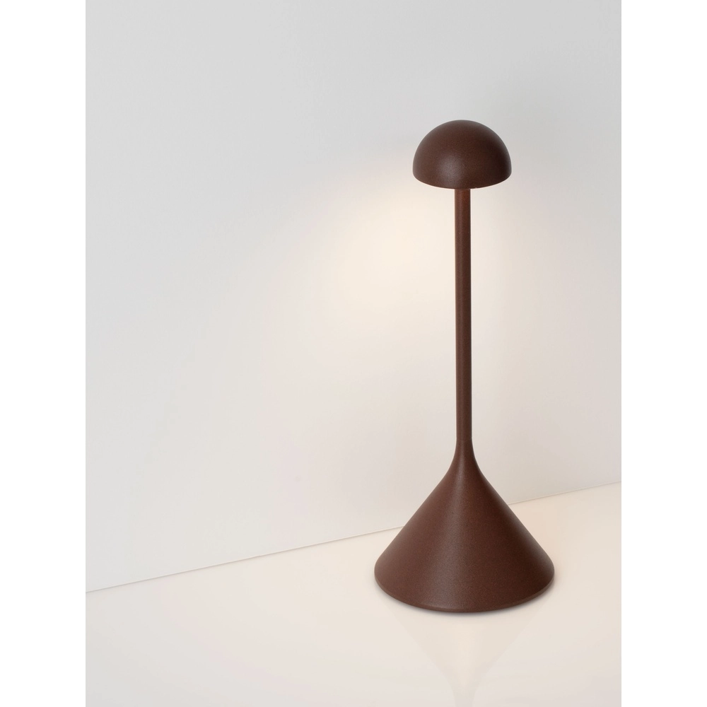 Tafellamp Dalt roestbruin oplaadbaar met USB Tafellamp Dalt roestbruin oplaadbaar met USB