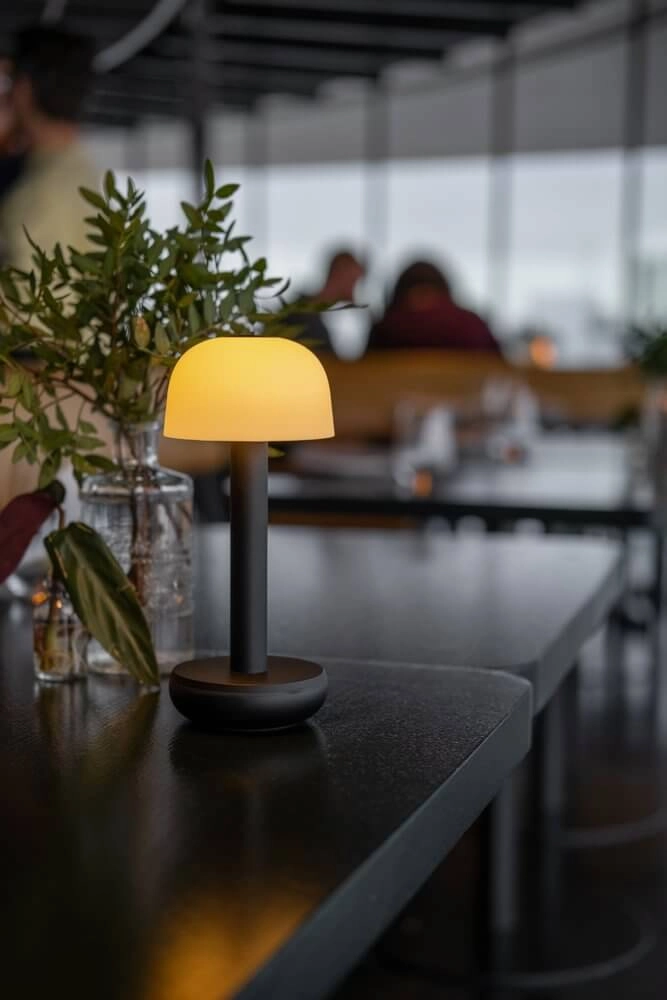 Oplaadbare tafellamp Two Black Frosted Humble 7446023311366