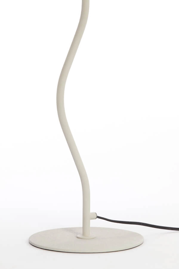 Tafellamp Elimo Ø 25cm x 60cm wit Light & Living 8717807705206