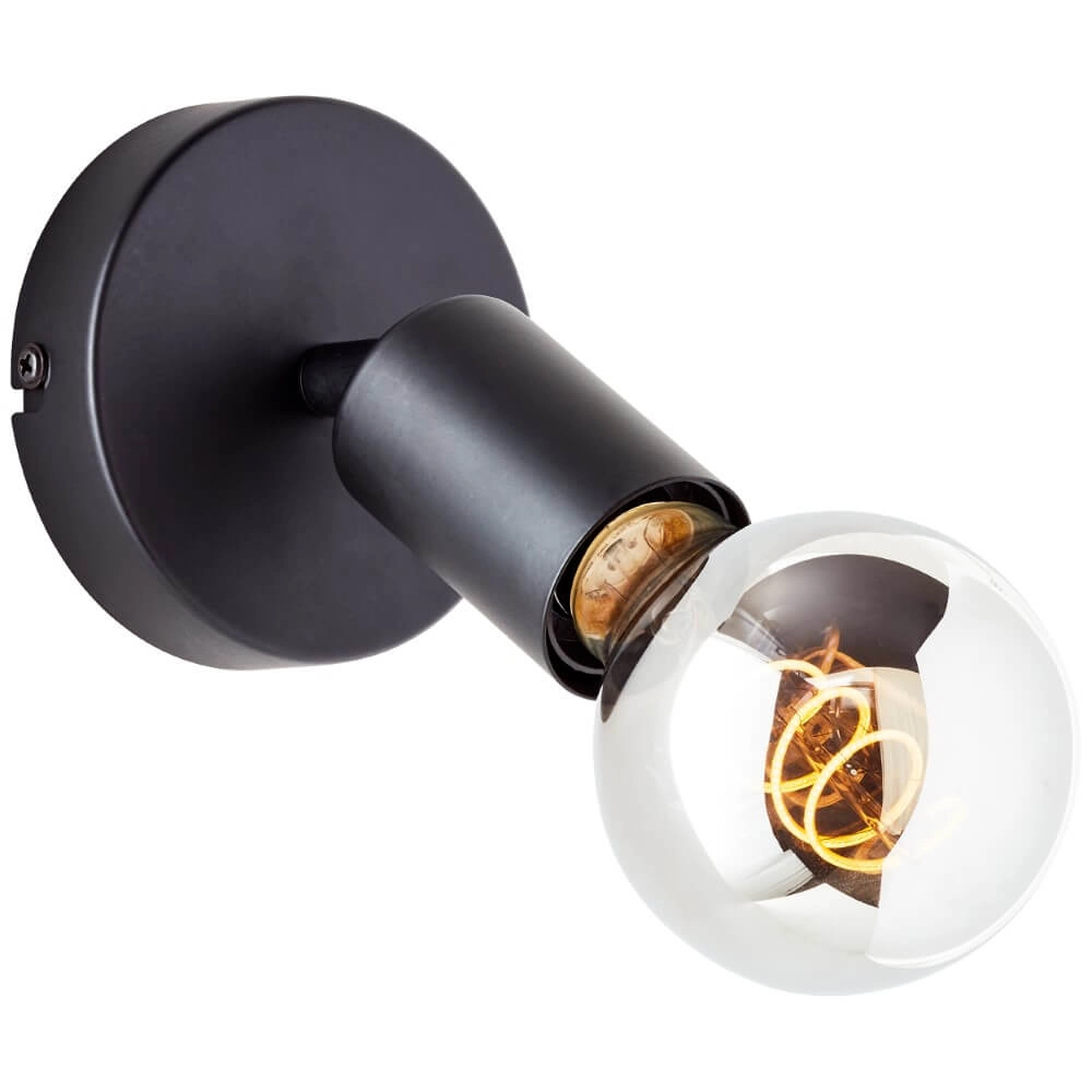 Zwarte wandlamp Tiffany Brilliant 4004353406423