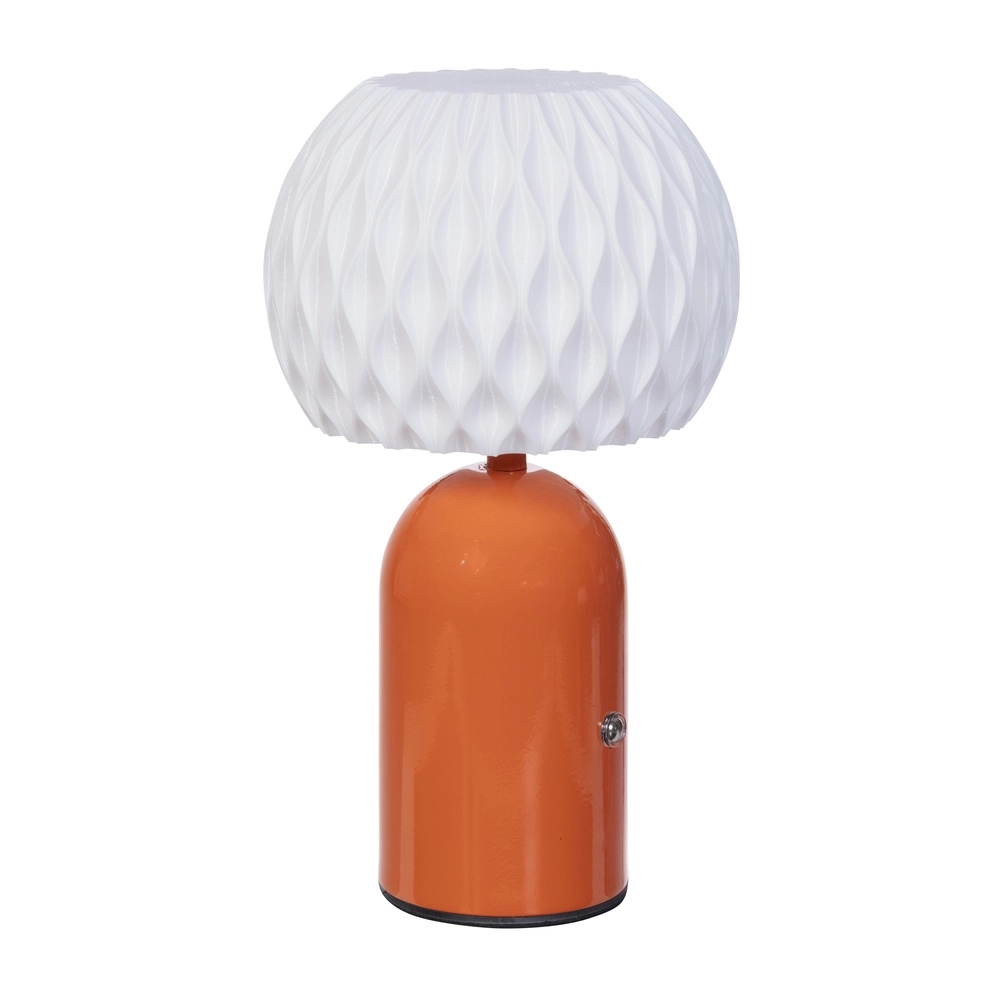 Tafellamp Obidos oranje USB oplaadbaar Tafellamp Obidos oranje USB oplaadbaar