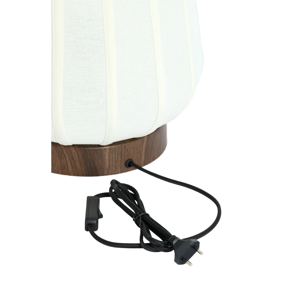 Nachtkastlamp Bibury Ø 30cm - linnen Light & Living 8717807794231