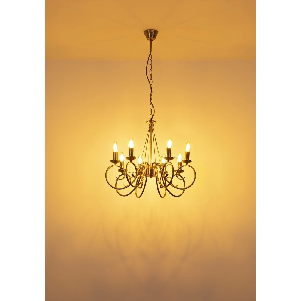 Kroonluchter Truncatus goud Globo 9007371208920