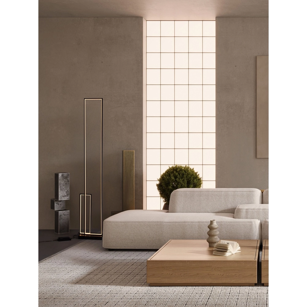 Vloerlapm Alis design zwart