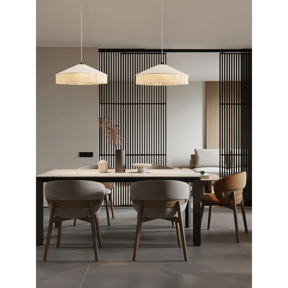 Tiffany hanglamp Velvy beige