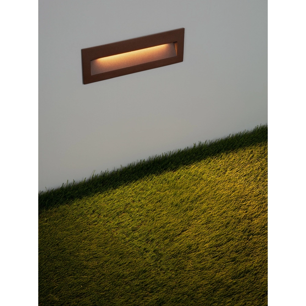 Inbouw wandlamp Drat roestbruin Lyora 5212017498038