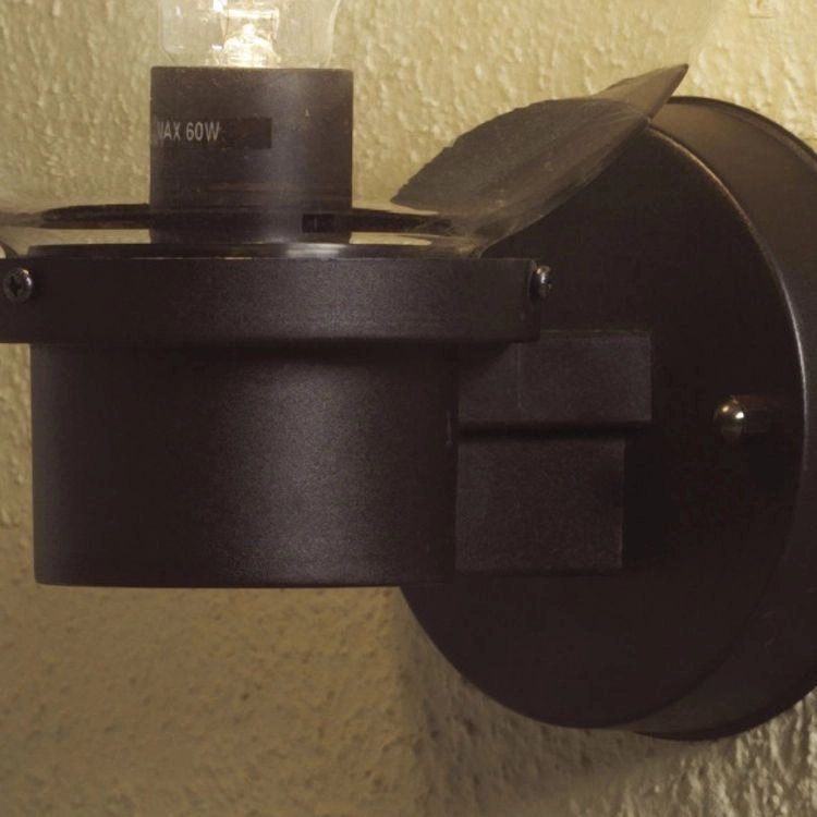 Bollamp Nemi met schemersensor zwart KonstSmide 7318307322750
