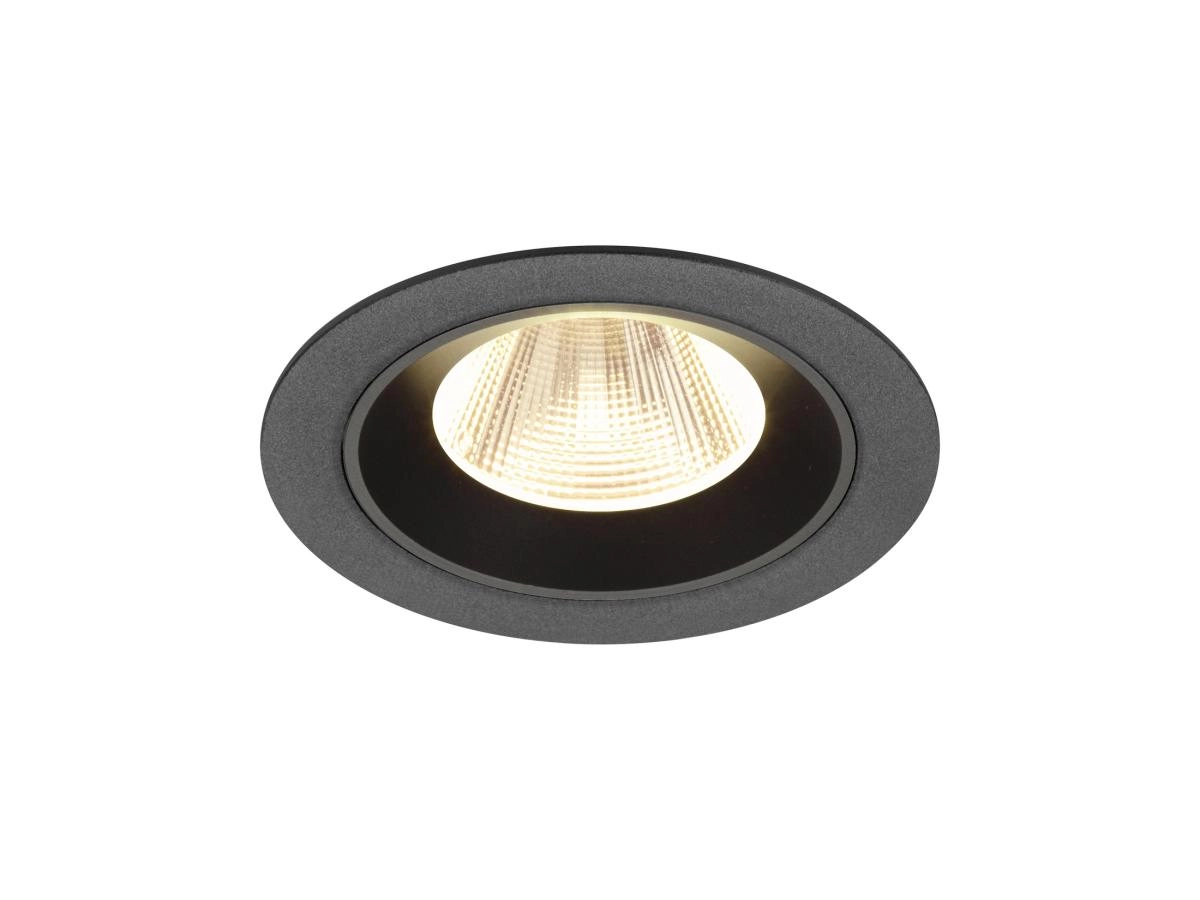 Inbouwspot Numinos M zwart 3000K - 20gr