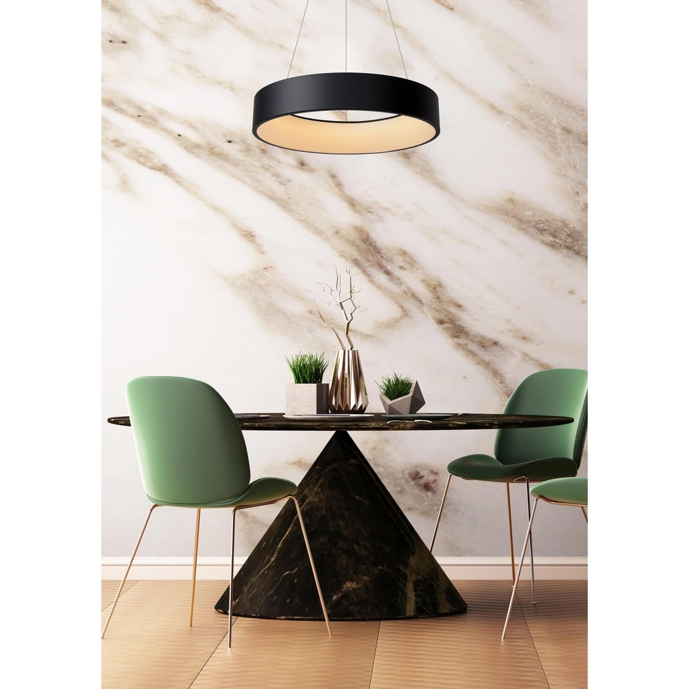 Hanglamp Talowe Led Ø 60cm zwart Lucide 5411212460707