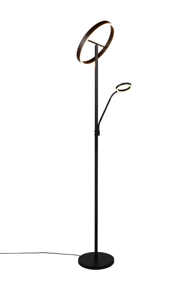 Design leeslamp Willis Zwart - 180cm Trio 4017807618112