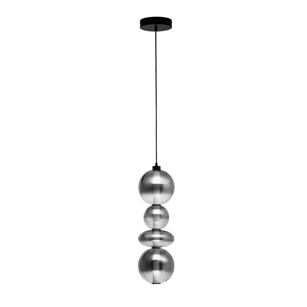 Hanglamp Bally smoke glas 62cm Lyora 5212017449177
