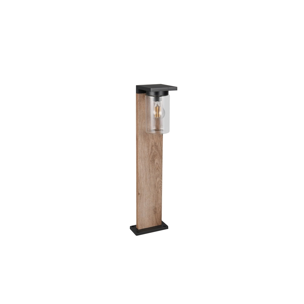 Tuinlamp Ardila zwart met hout 65cm Trio 4017807603446