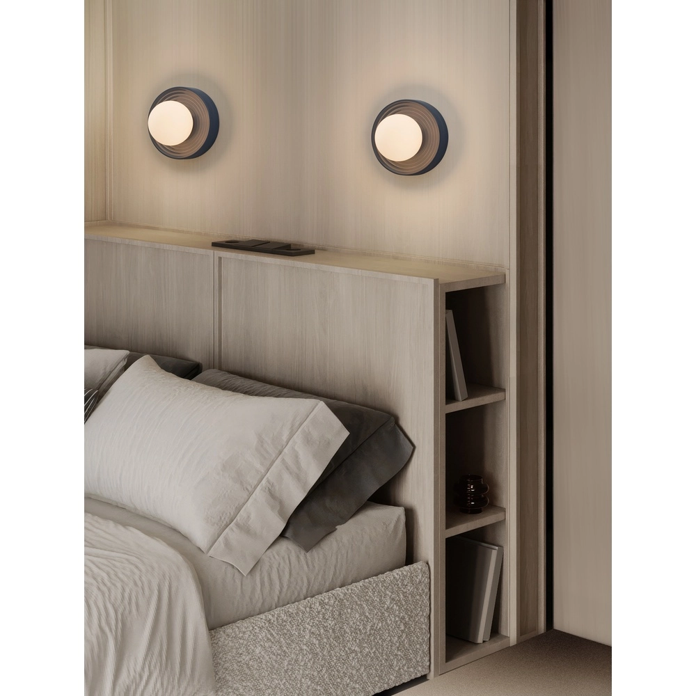 Wandlamp Orbique lichtblauw Ø 16cm Lyora 5212017483904