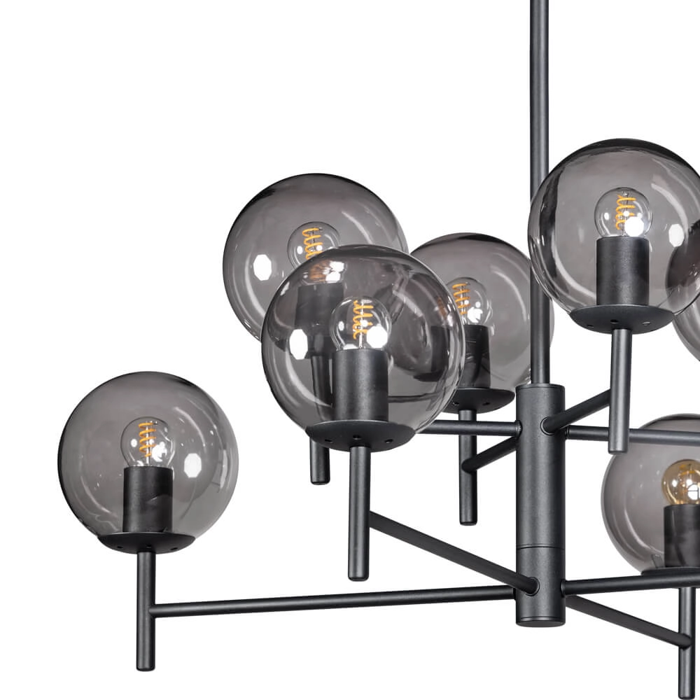 Glazen hanglamp Davina 8-lichts ETH 8720195302742