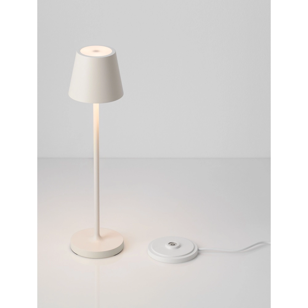 Tafellamp Petit wit oplaadbaar Lyora 5212017450760