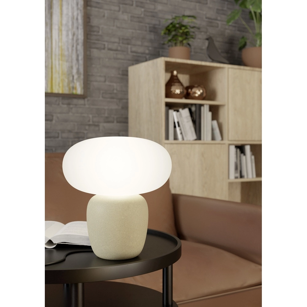 Beige schemerlamp Cahuama Ø 30cm - 1x E27 Eglo 9002759998240