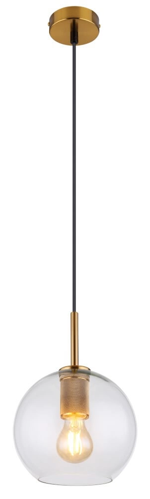 Hanglamp Ø 20cm Adara met glazen kap Globo 9007371414598