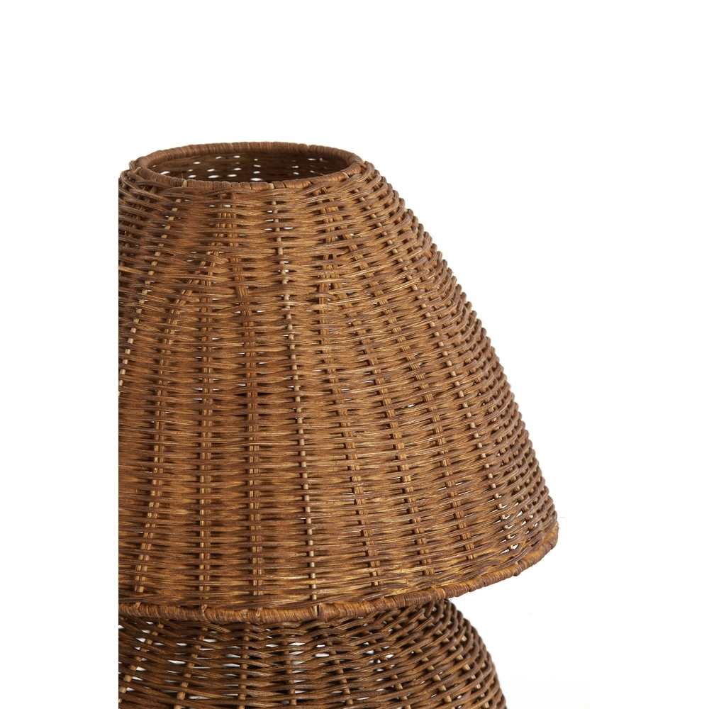 Rotan schemerlamp Mavon Ø 27,5cm - donker rotan Light & Living 8717807820510