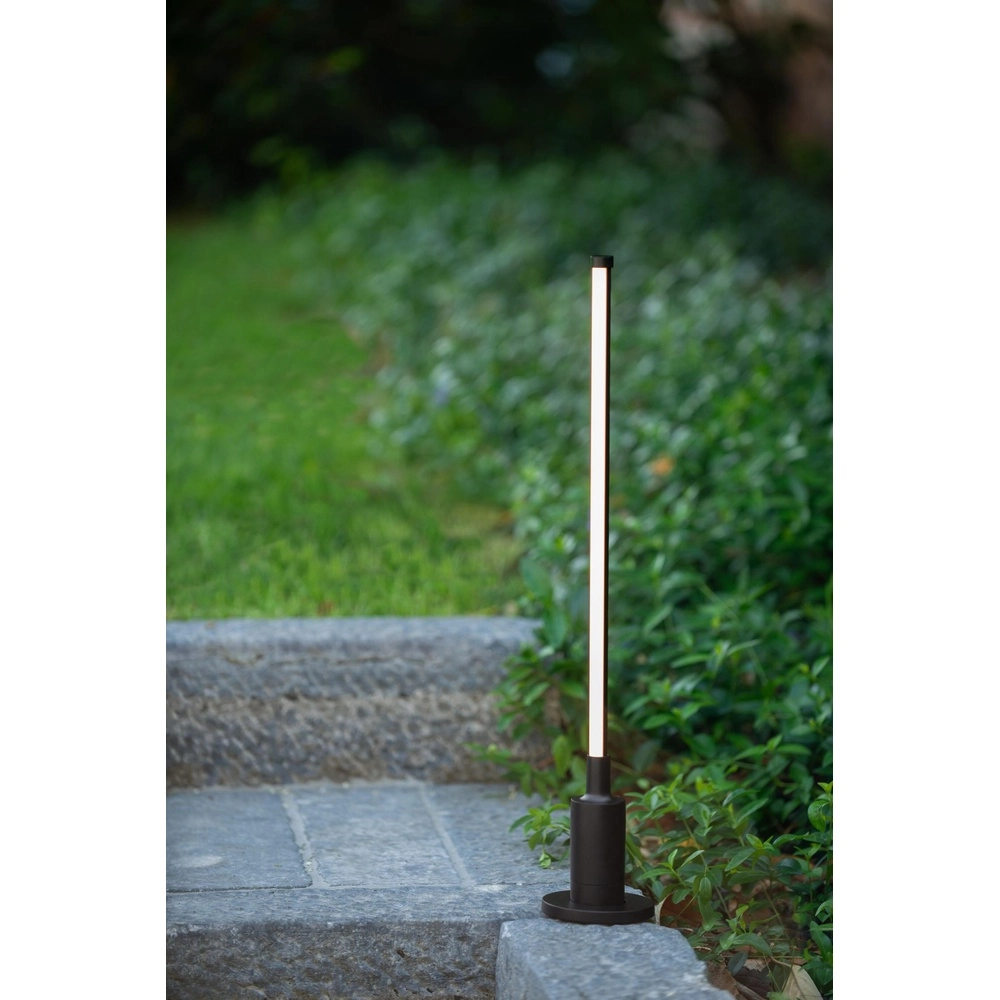 Strakke tuinlamp Lornex IP54 zwart 58cm Lucide 5411212290519