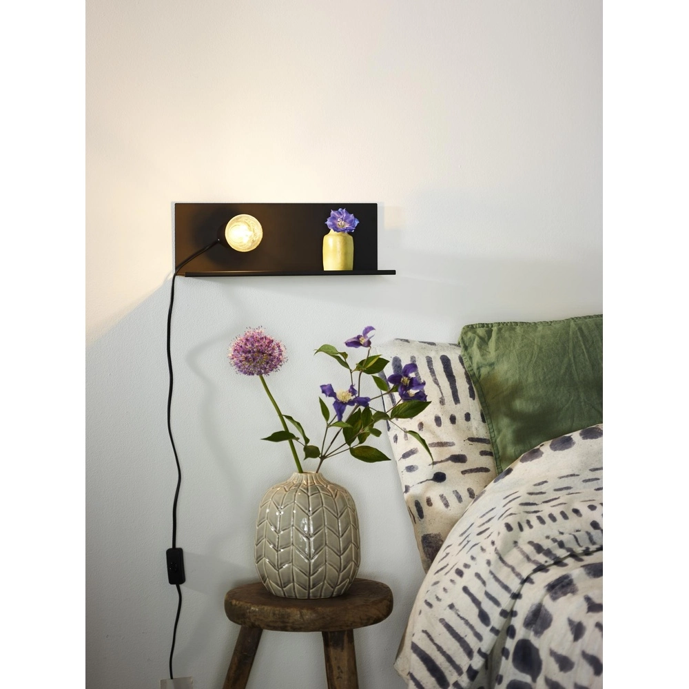 Bedlampje Sebo zwart Lucide 5411212061287