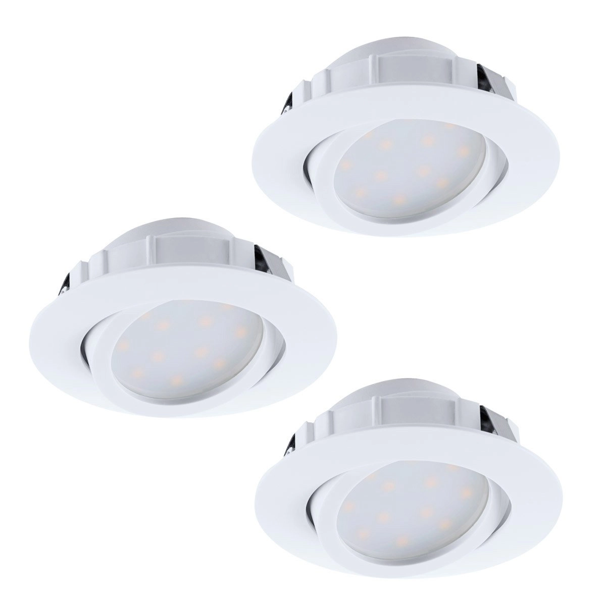 Led plafondspot Pineda Round (3x) 3x4,9w - 3000K - 8,4cm wit Led plafondspot Pineda Round (3x) 3x4,9w - 3000K - 8,4cm wit