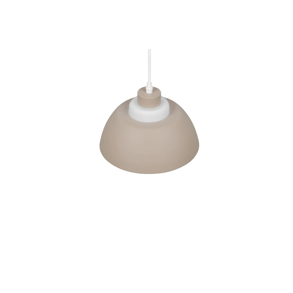 Design hanglamp Tilos zand bruin Ø 23cm Trio 4017807690088