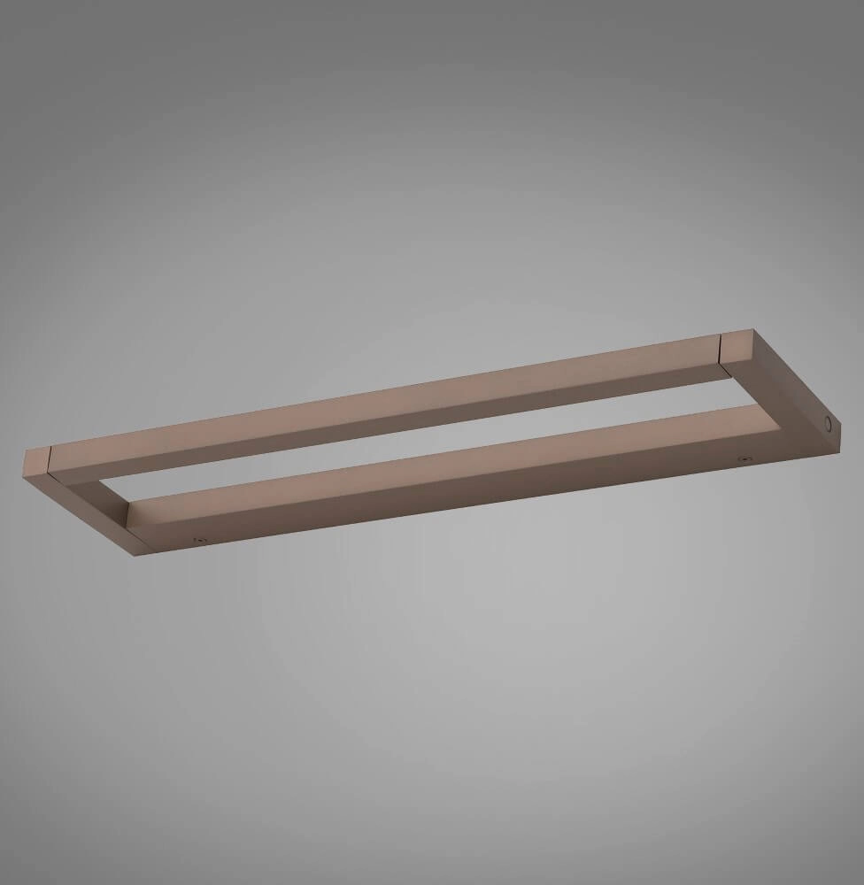 Strakke wandlamp Pure Puro brons 50cm Paul Neuhaus 4012248384213