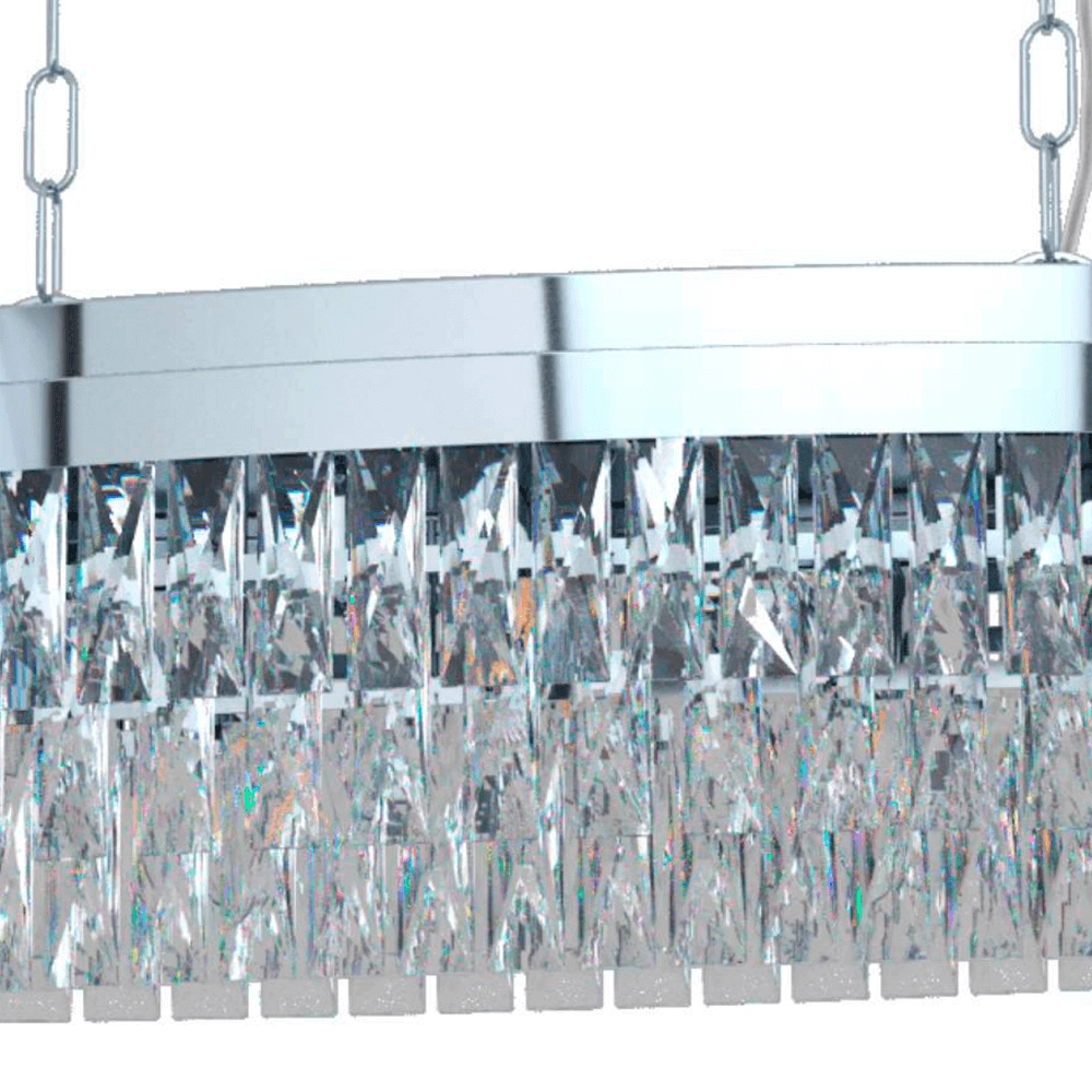 Eetkamer kroonluchter Valparaiso 1 chroom 90cm Stars of Light 9002759394943