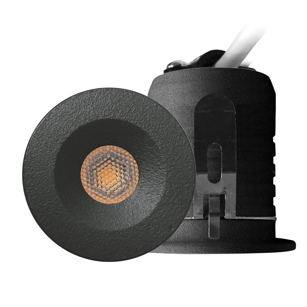 Led Mini inbouwspot 3W antraciet