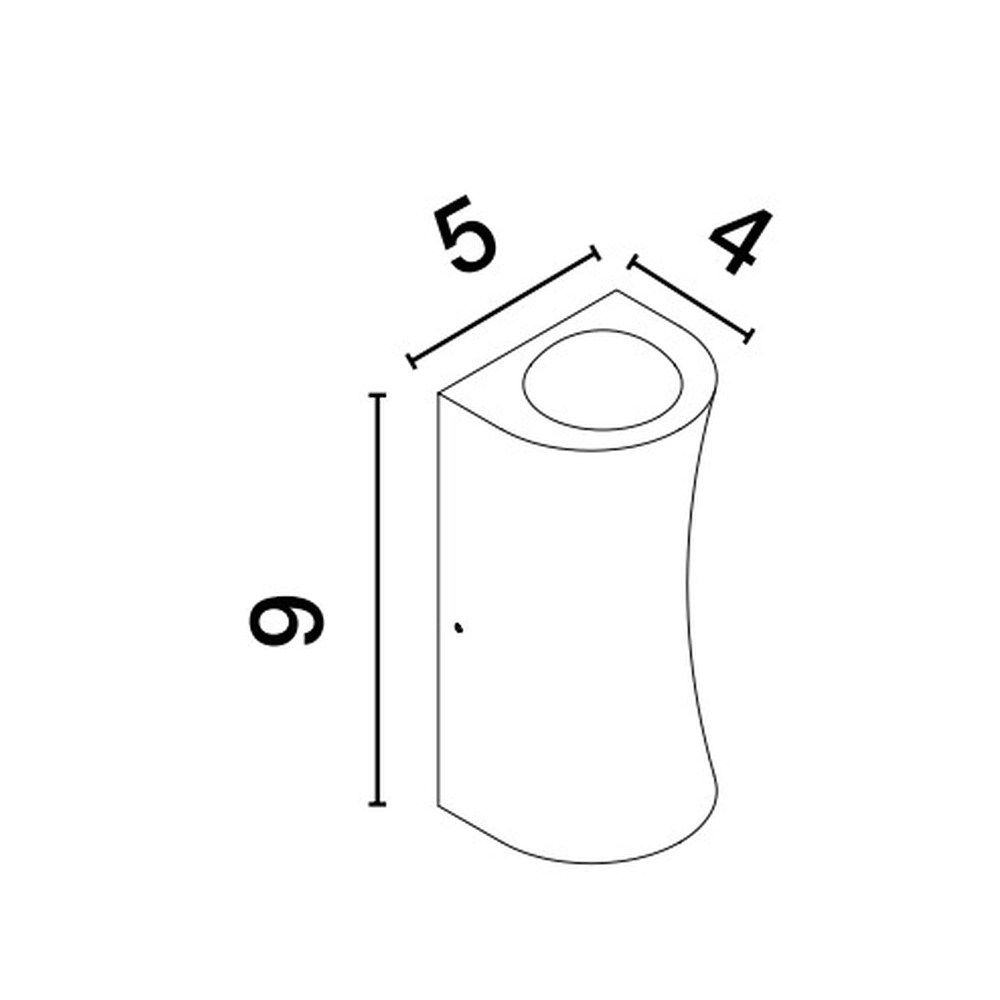 Wandlamp Azar antraciet Lyora 5212017438126