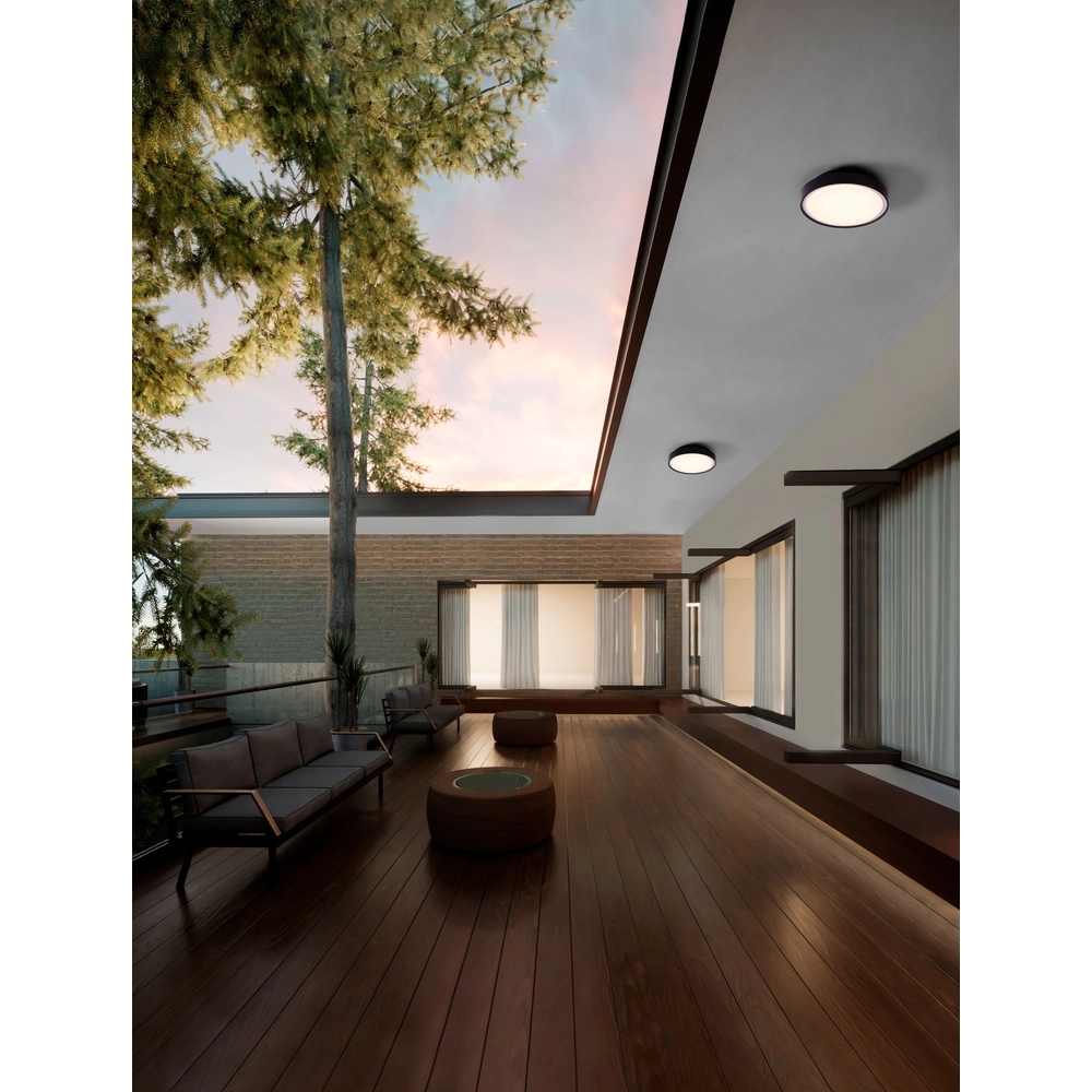 Plafondlamp Sky Ø 30cm zwart Lyora 5212017453693