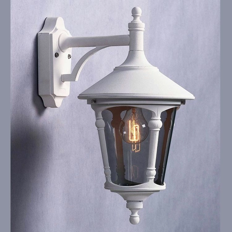 Klassieke muurlamp Virgo Down wit KonstSmide 7318305682504