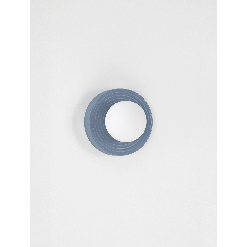 Wandlamp Orbique lichtblauw Ø 16cm Lyora 5212017483904