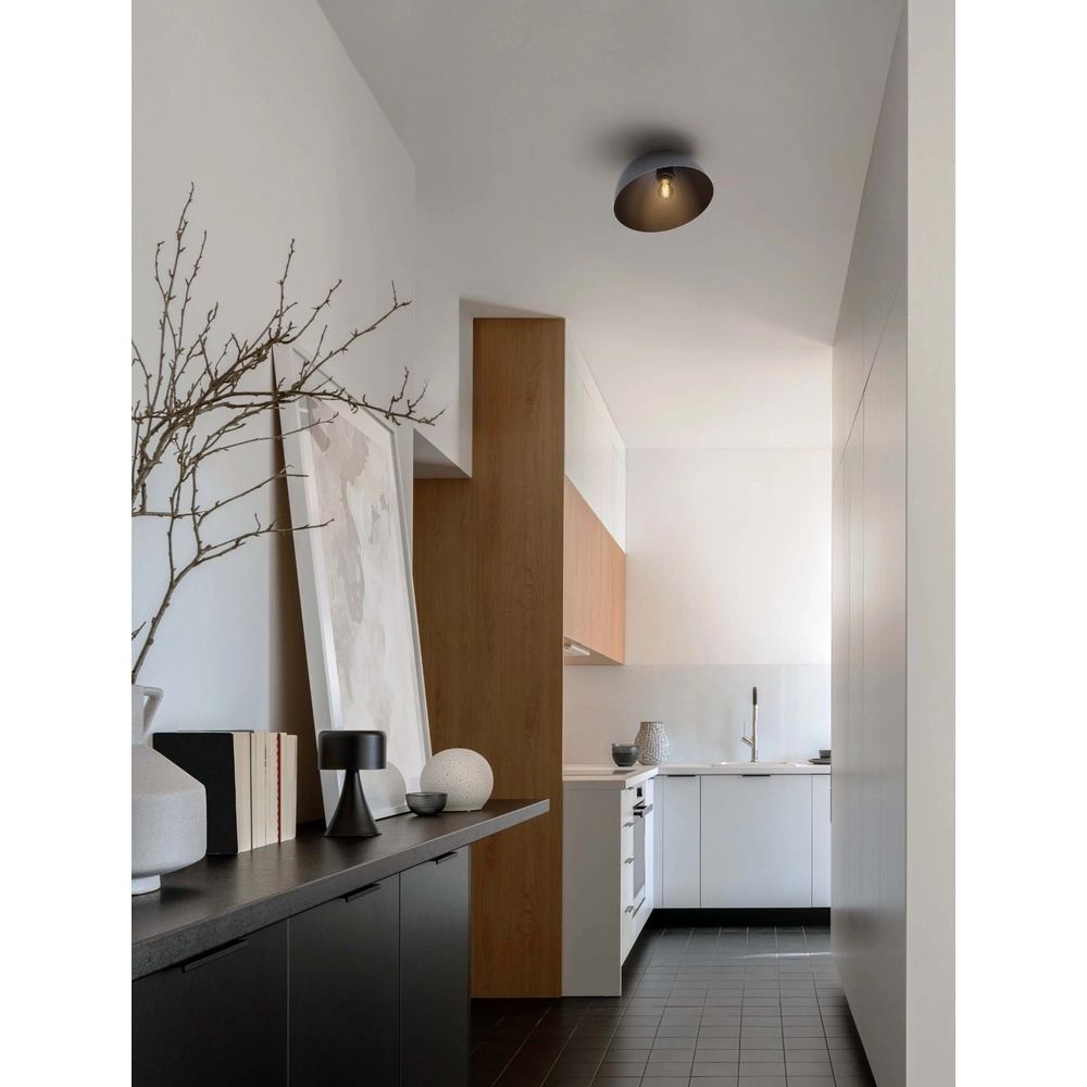 Plafondlamp Onia zwart Ø 29cm Lyora 5212017458162