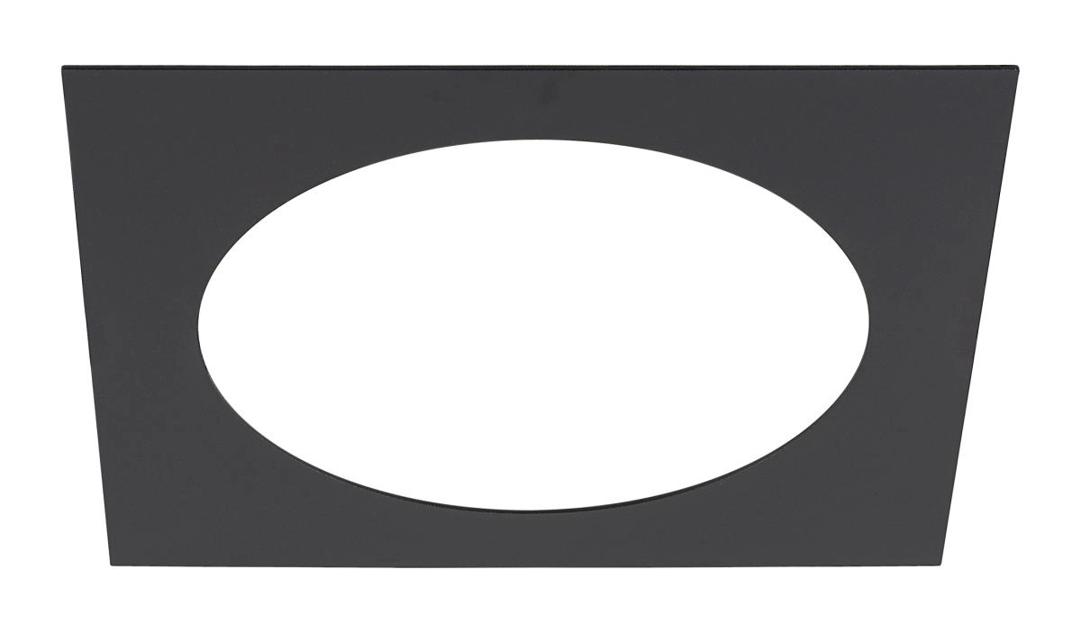 Inbouwframe voor Numinos XL recht 240/180mm zwart