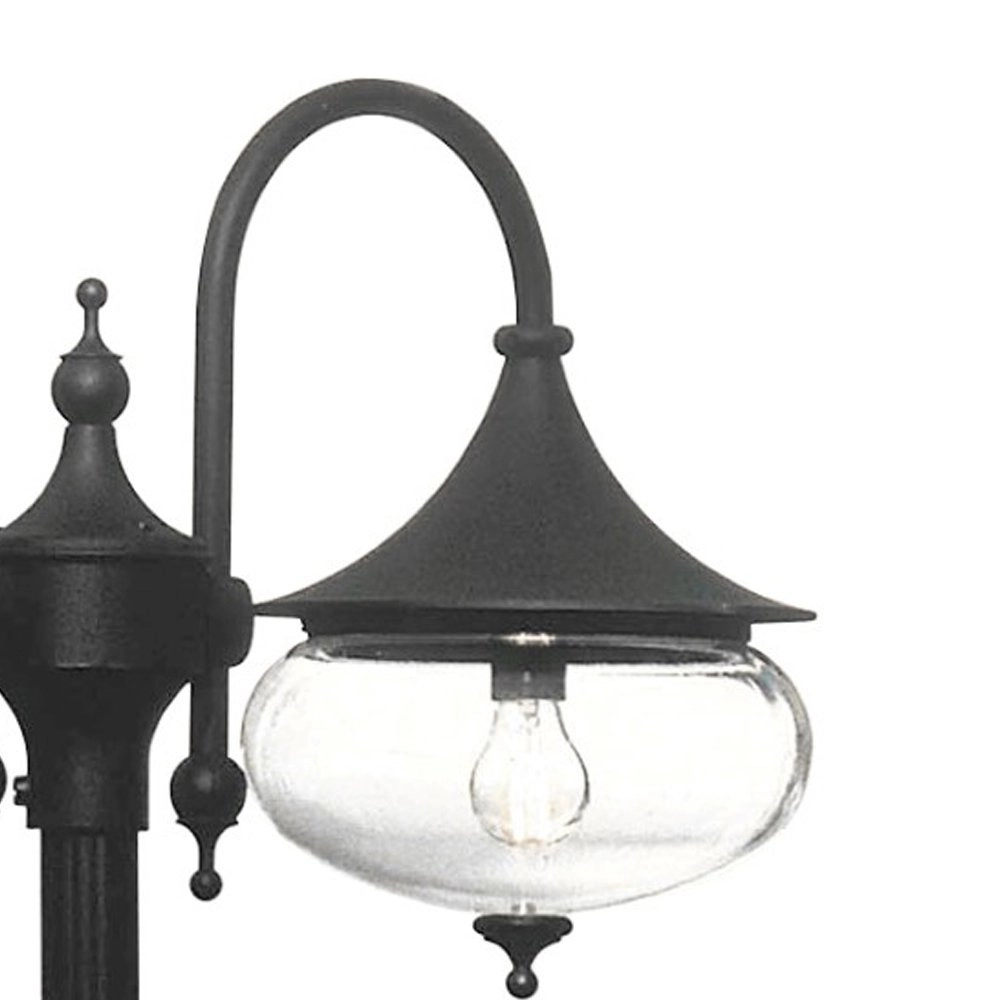Klassieke lantaarnkap Libra 2-lichts zwart KonstSmide 7318306207508