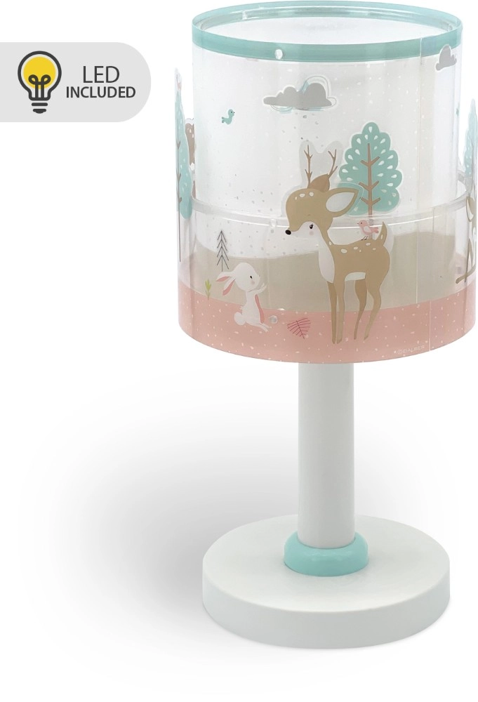 Kinderkamer tafellamp Loving Deer wit Dalber 8420406002323