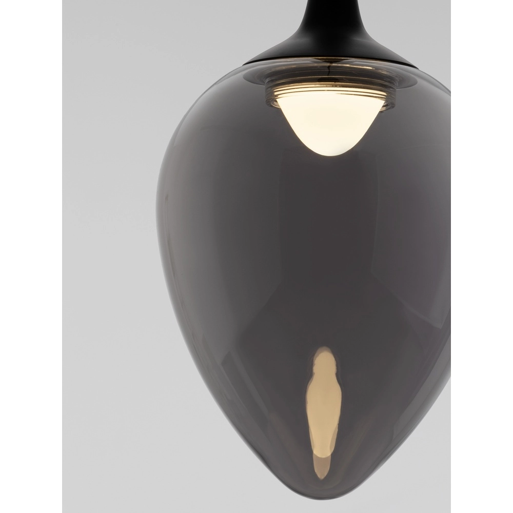 Hanglamp Nali 1-lichts smoke glas Lyora 5212017477743