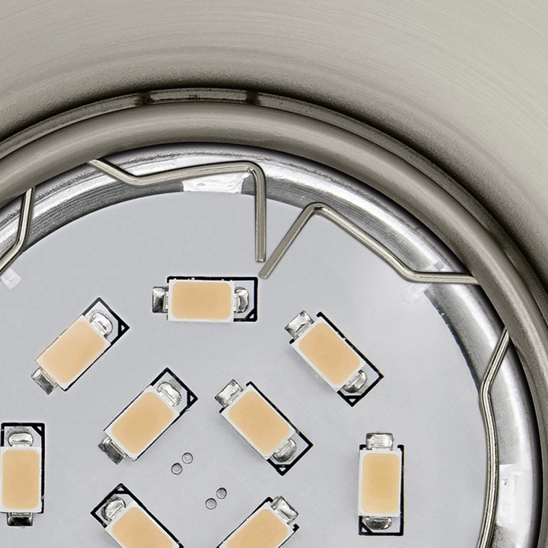 Inbouw spot Peneto Square 8,7cm nikkel mat Eglo 9002759942649