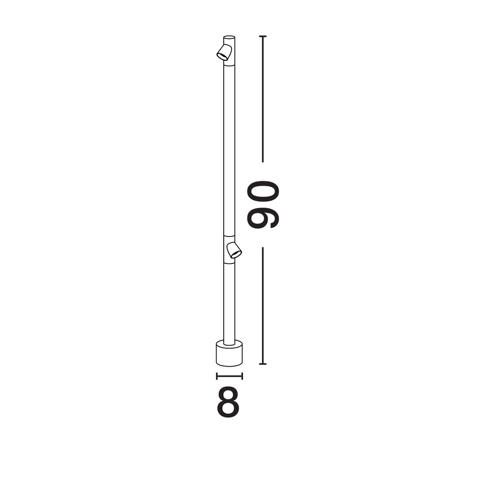 Padverlichting Lord 90cm Lyora 5212017465399