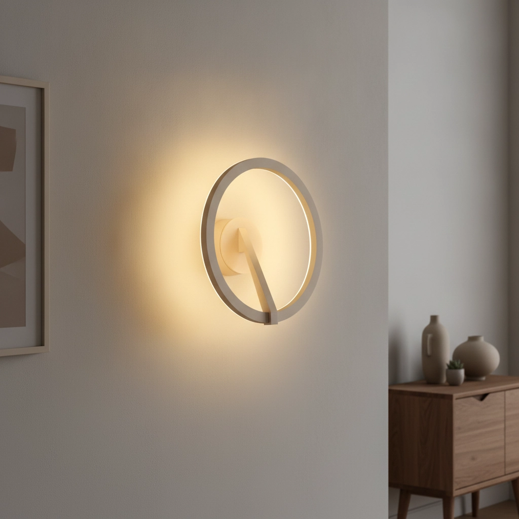 Design wandlamp Oregon Ø 22cm - Champagne