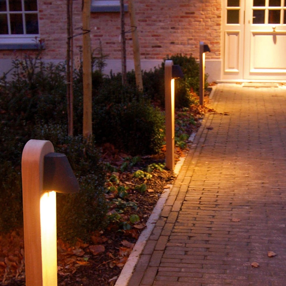 Houten tuinlamp Beamy Teak 100cm Royal Botania