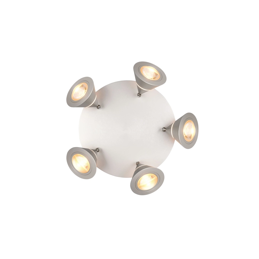 Plafondlamp Romeo nikkel Trio 4017807670431