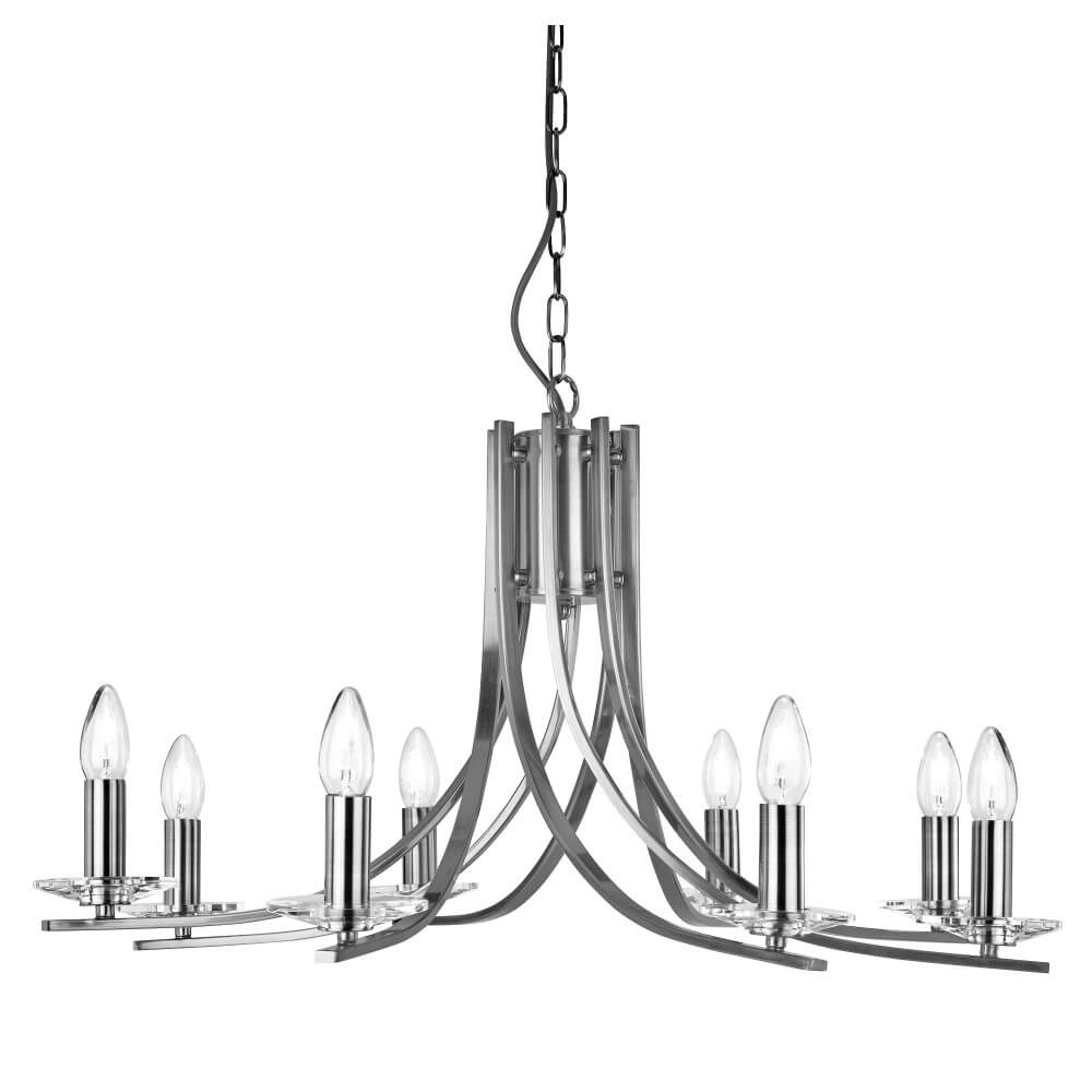 Chrome hanglamp Ascona Ø 75cm Chrome hanglamp Ascona Ø 75cm
