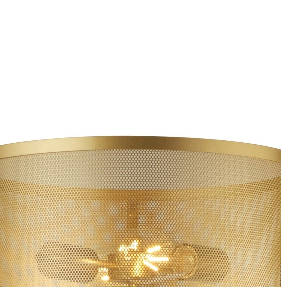 Gouden Vloerlamp Fishnet Searchlight 5053423140728