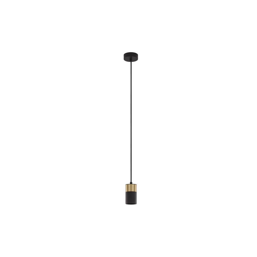 Hanglamp Pongo S enkel 9,5cm goud met zwart Lyora 5212017430335