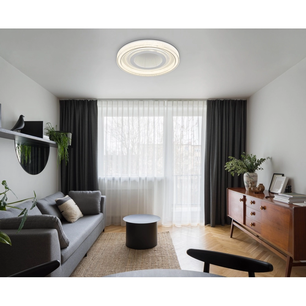 Plafondlamp Alsuna wit met uniek effect Globo 9007371507405